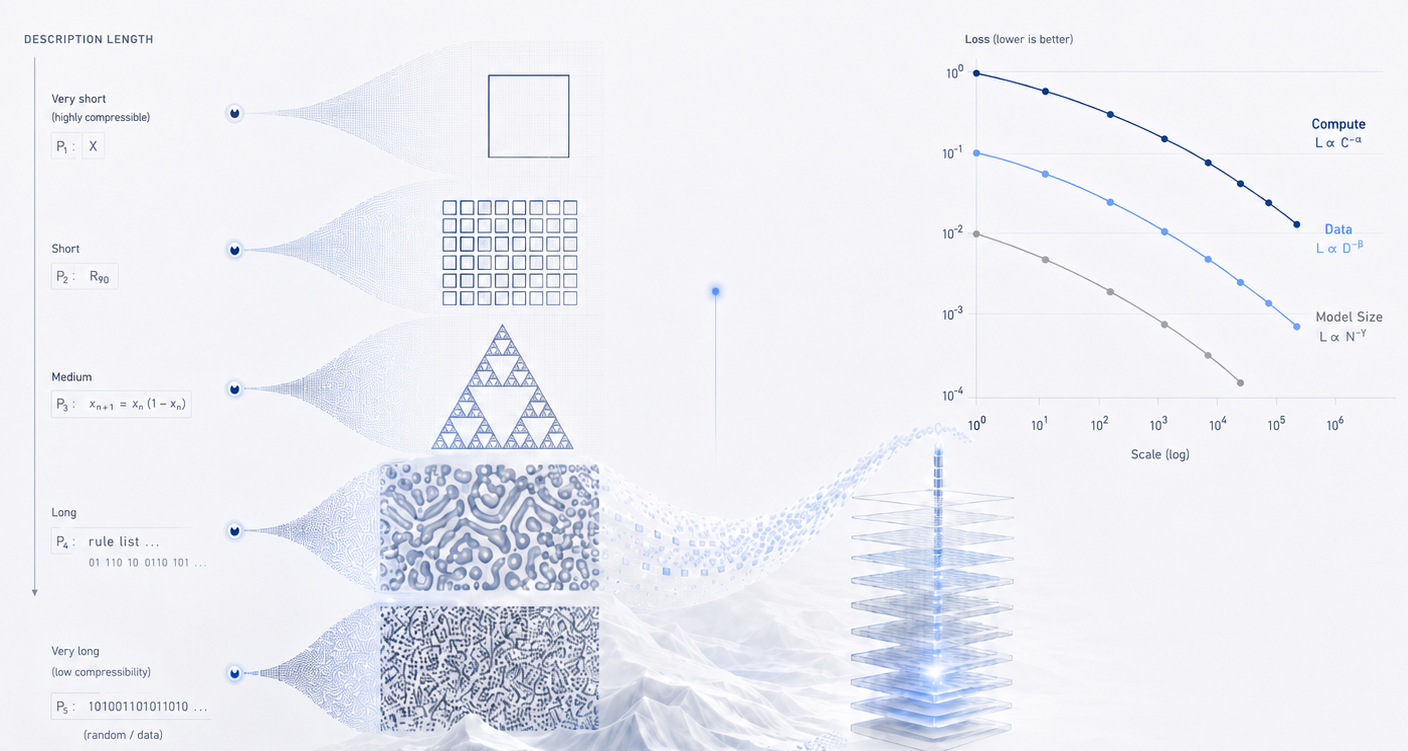 Kolmogorov complexity illustration